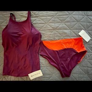 NWT Athleta Tankini Set - size L